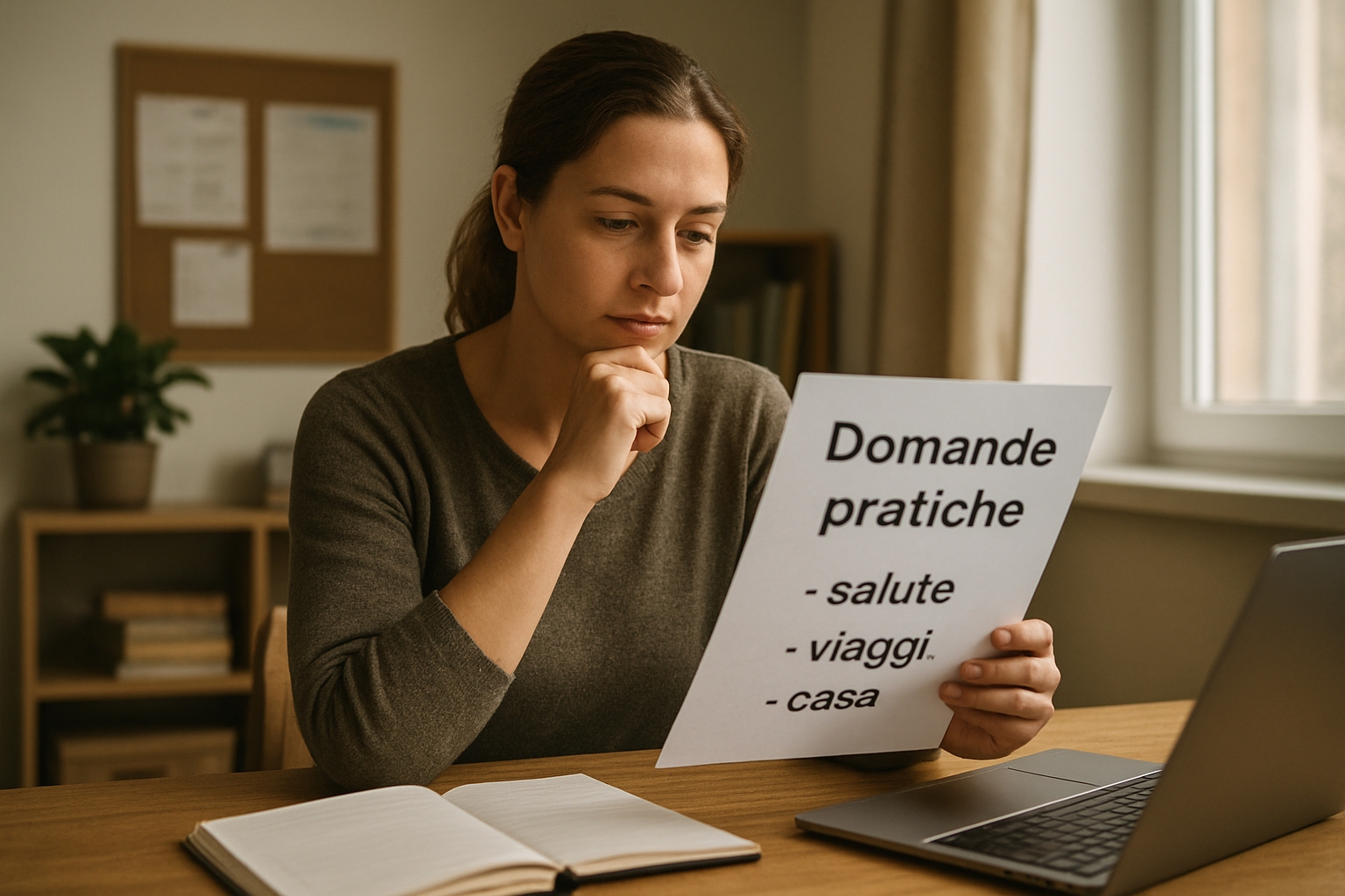 Domande pratiche per gestire salute, viaggi e interventi in casa con scelte informate